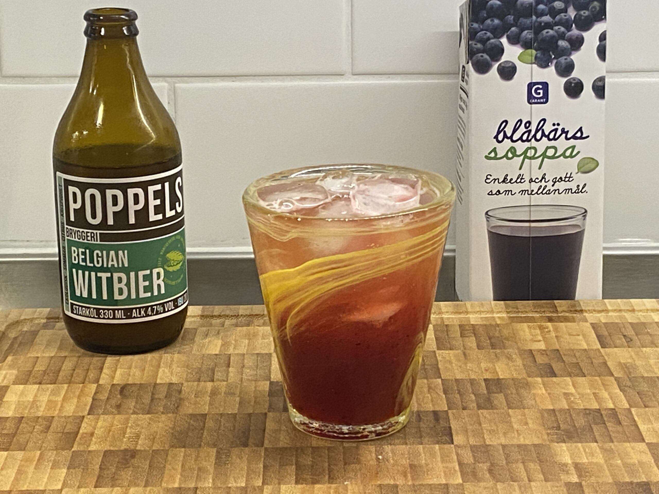 Värmlands skog: Öldrink med Aperol, blåbärssoppa och Veteöl