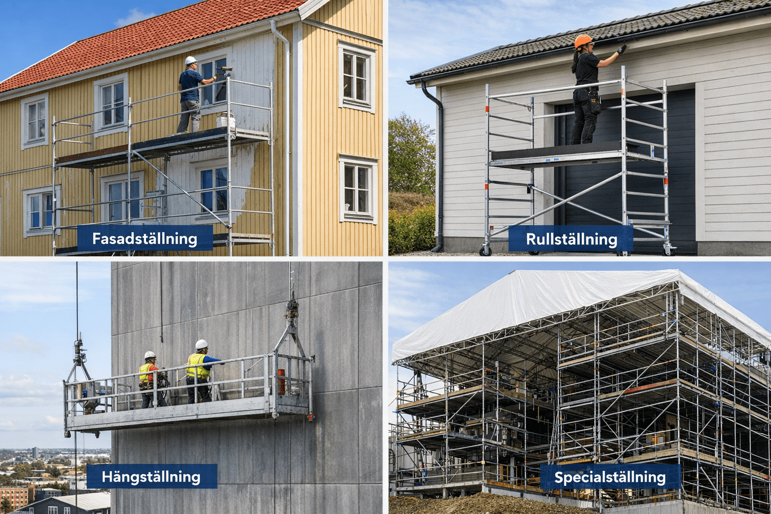 Hyra byggställning i Umeå – guide för privatpersoner